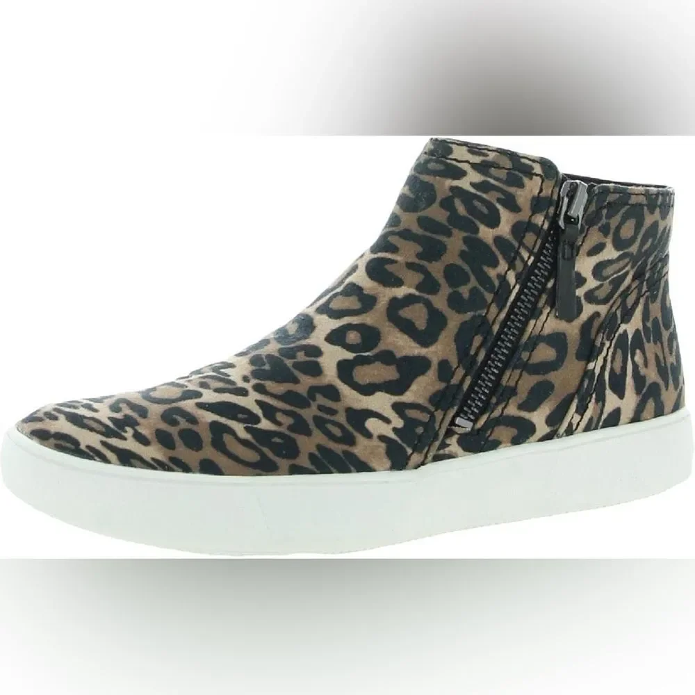 Naturalizer Leopard Print High Top Sneaker Women's Miranda Ankle/Bootie Size 6